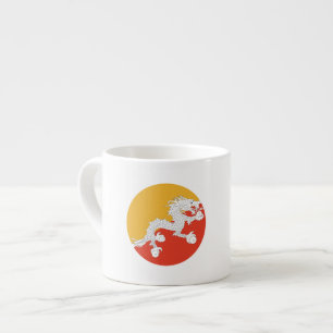 Bhutan Flag Espresso Cup
