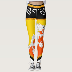 Bhutan Flag Leggings