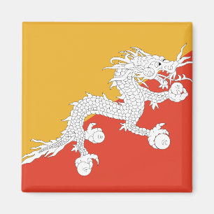 Bhutan Flag Magnet