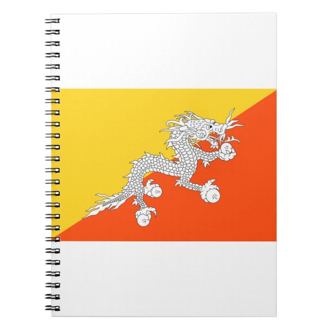 Bhutan Flag Notebook (Front)