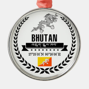 Bhutan Metal Tree Decoration