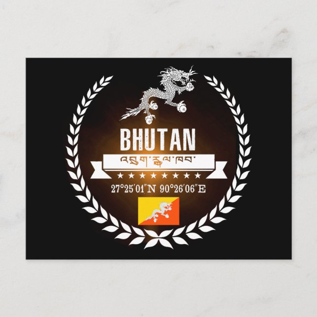 Bhutan Postcard (Front)