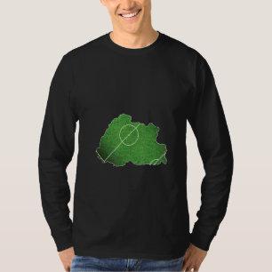 Bhutan Soccer Football Court T-Shirt