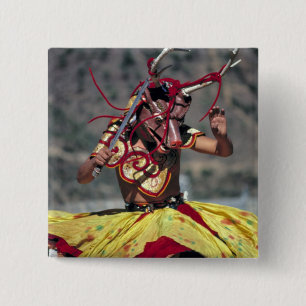 Bhutan, Thimphu. There are a large variety of 15 Cm Square Badge