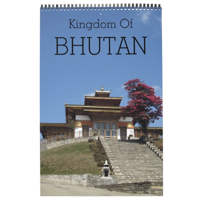bhutan travels calendar (Cover)