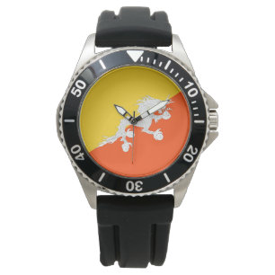 Bhutanese Flag (Bhutan) (Thunder Dragon) Watch