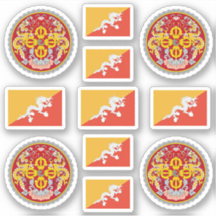 Bhutanese national symbols /coat of arms and flag