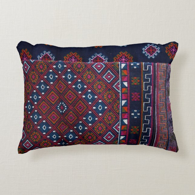 Bhutanese Rugs Decorative Cushion (Front)