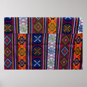 Bhutanese Textile Poster
