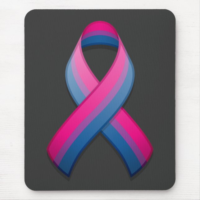 Bi Awareness Ribbon Mousepad (Front)