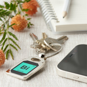 Bi - Bismuth Chemistry Periodic Table Symbol Key Ring