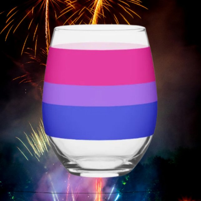 Bi Bliss Stemless Wine Glass (Creator Uploaded)