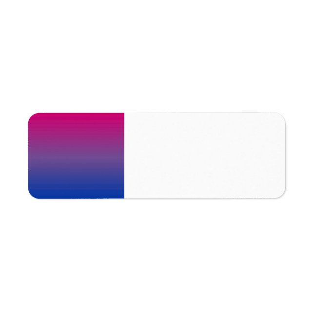 bi colours return address label (Front)