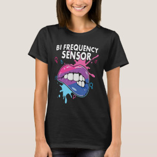 Bi Frequency Sensor Bisexual Rainbow Pride Bisexua T-Shirt