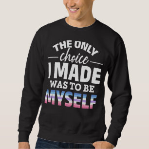 Bi Gender Flag Coming Out Queer Gay Pride Lgbt Big Sweatshirt