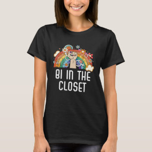 Bi In The Closet Bisexual Rainbow Pride Bisexualit T-Shirt