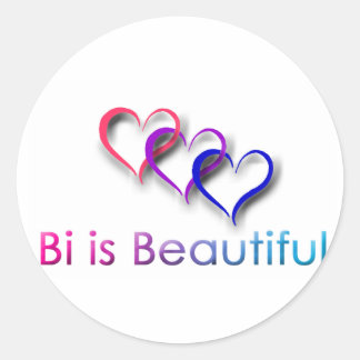 Bi is Beautiful White Sticker