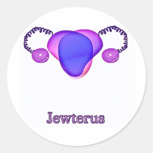Bi Jewterus Classic Round Sticker