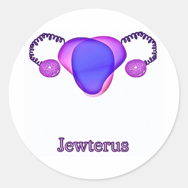 Bi Jewterus Classic Round Sticker (Front)