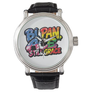 Bi Pan Ace Still Grace Shirt Funny LGBTQ Quotes Watch