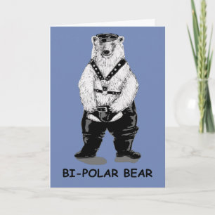 Bi-polar bear card