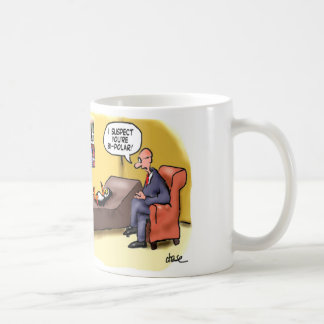 Bi-Polar Penguin coffee mug