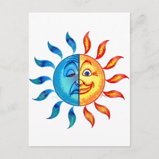 Bi Polar Solar Postcard