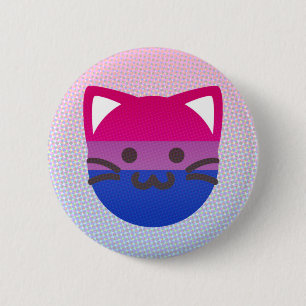 bi pride cat button