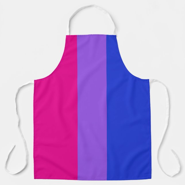 Bi Pride Chef's Apron (Front)