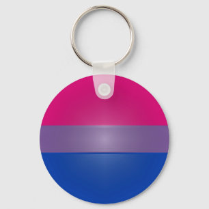 Bi Pride Colours Highlight Key Ring