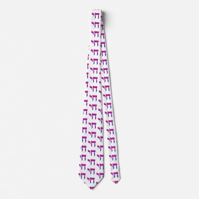 Bi Pride Flag Chai Tie (Front)