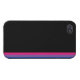 Bi Pride Flag iPhone 4/4S case (vertical stripe) (Back Horizontal)