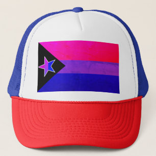 Bi Pride Flag Star Trucker Hat