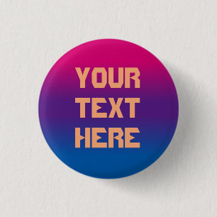 Bi pride gradient 3 cm round badge