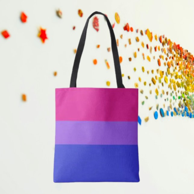 Bi Pride Shoulder Tote Bag (Creator Uploaded)