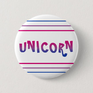 Bi+ Pride Unicorn Lines Button