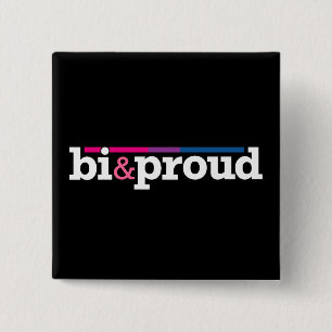 Bi&proud Black Button