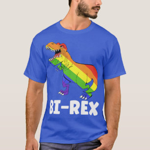 Bi-Rex Rainbow Dino, Pride Month lgbt lgbtq  T-Shirt