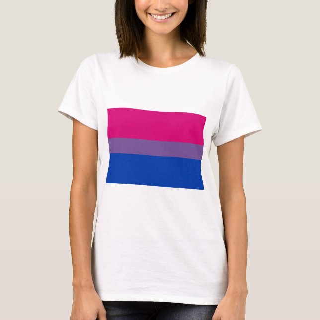 Bi-Sexual Pride Flag T-Shirt (Front)