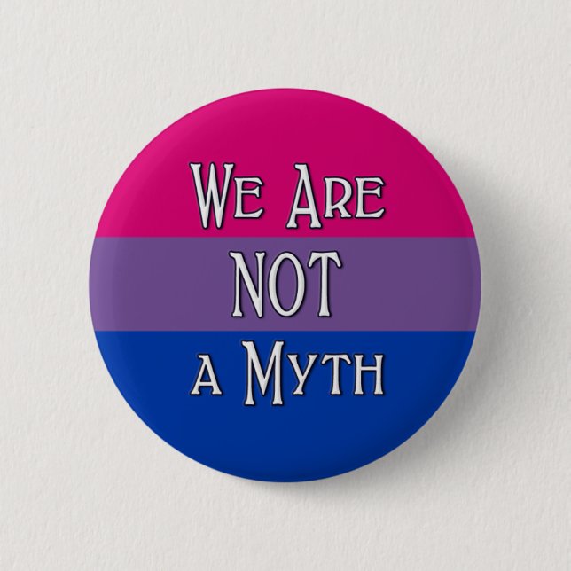 Bi We Are... 6 Cm Round Badge (Front)