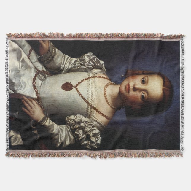 Bia de' Medici Throw Blanket (Front)