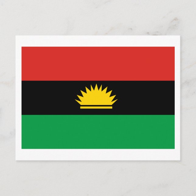 Biafra Flag (1967-1970) Postcard (Front)