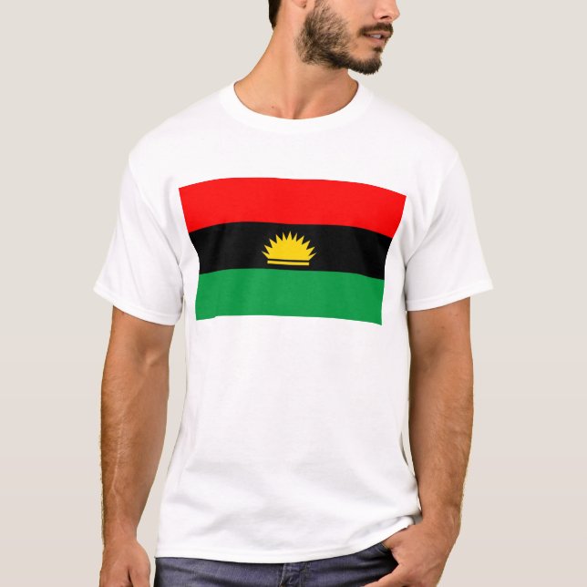 Biafra republic minority people ethnic flag T-Shirt (Front)
