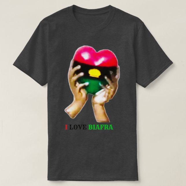 Biafra Unites us all together T-Shirt (Design Front)