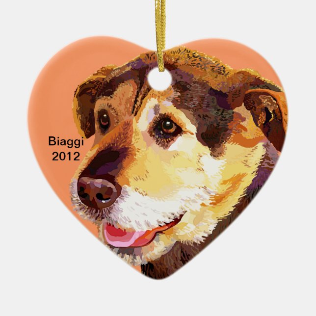 Biaggi Fences For Fido Ornament (Front)