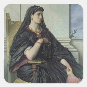 Bianca Capello, 1864/68 Square Sticker