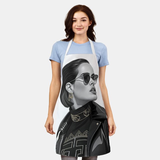 Bianca Censori High-Fashion Streetwear Tee Apron (Worn)