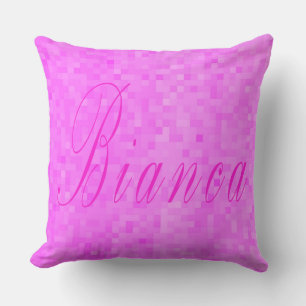 Bianca Girls Name Logo, Cushion