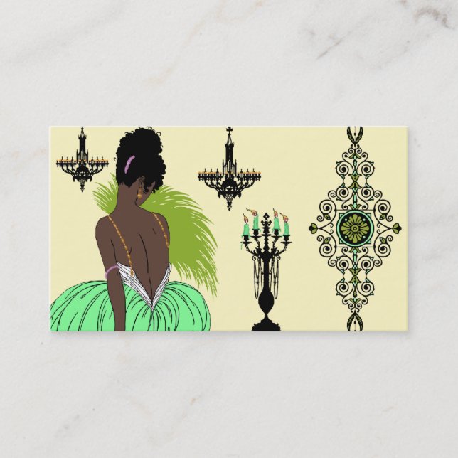 Bianca in Green - Business Cards (Front)