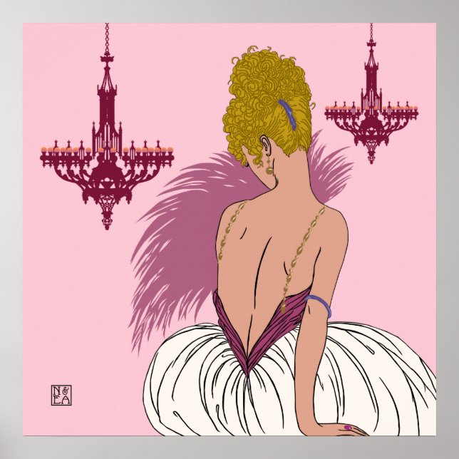 Bianca in Pink - Prints/Posters Poster (Front)